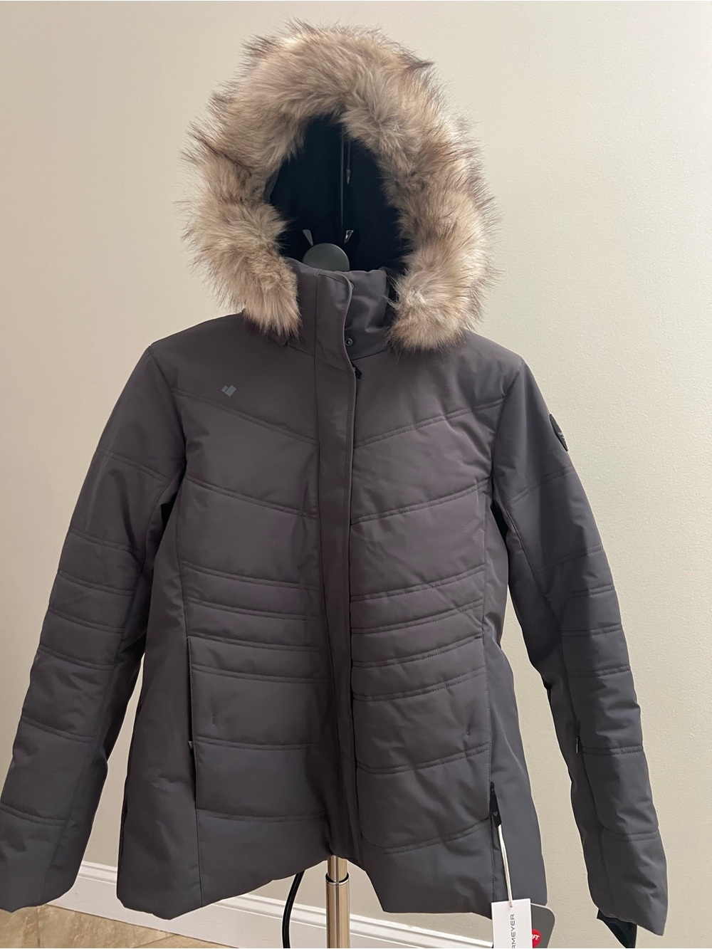 Obermeyer Tuscany Elite Jacket Size 16 NWT Basalt Ski Coat